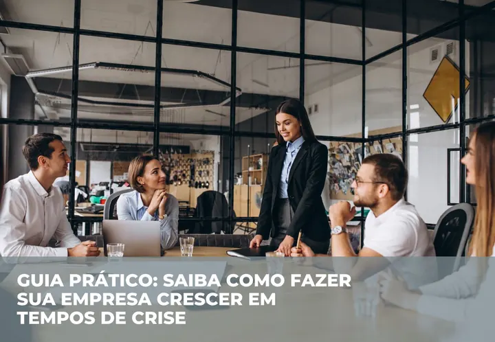 Capa do e-book Guia prático: como fazer sua empresa crescer em tempos de crise